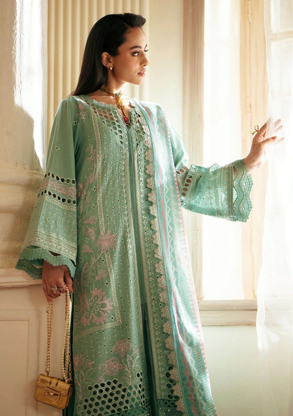 Lawn Collection - Nureh - Maya Lawn 24 - NS24#144 - Official Nureh - Agha Fabrics UK