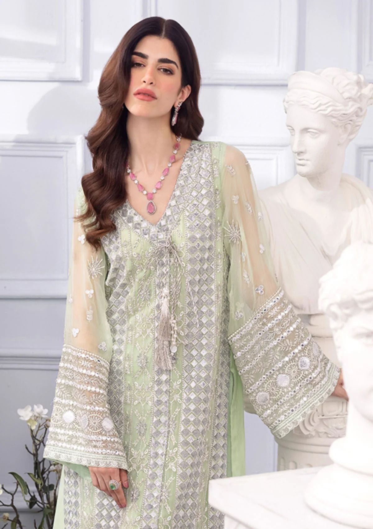 Formal Collection - Nureh - Ellenora - Luxury - Chiffon - NEL#26 - Official Nureh - Agha Fabrics UK