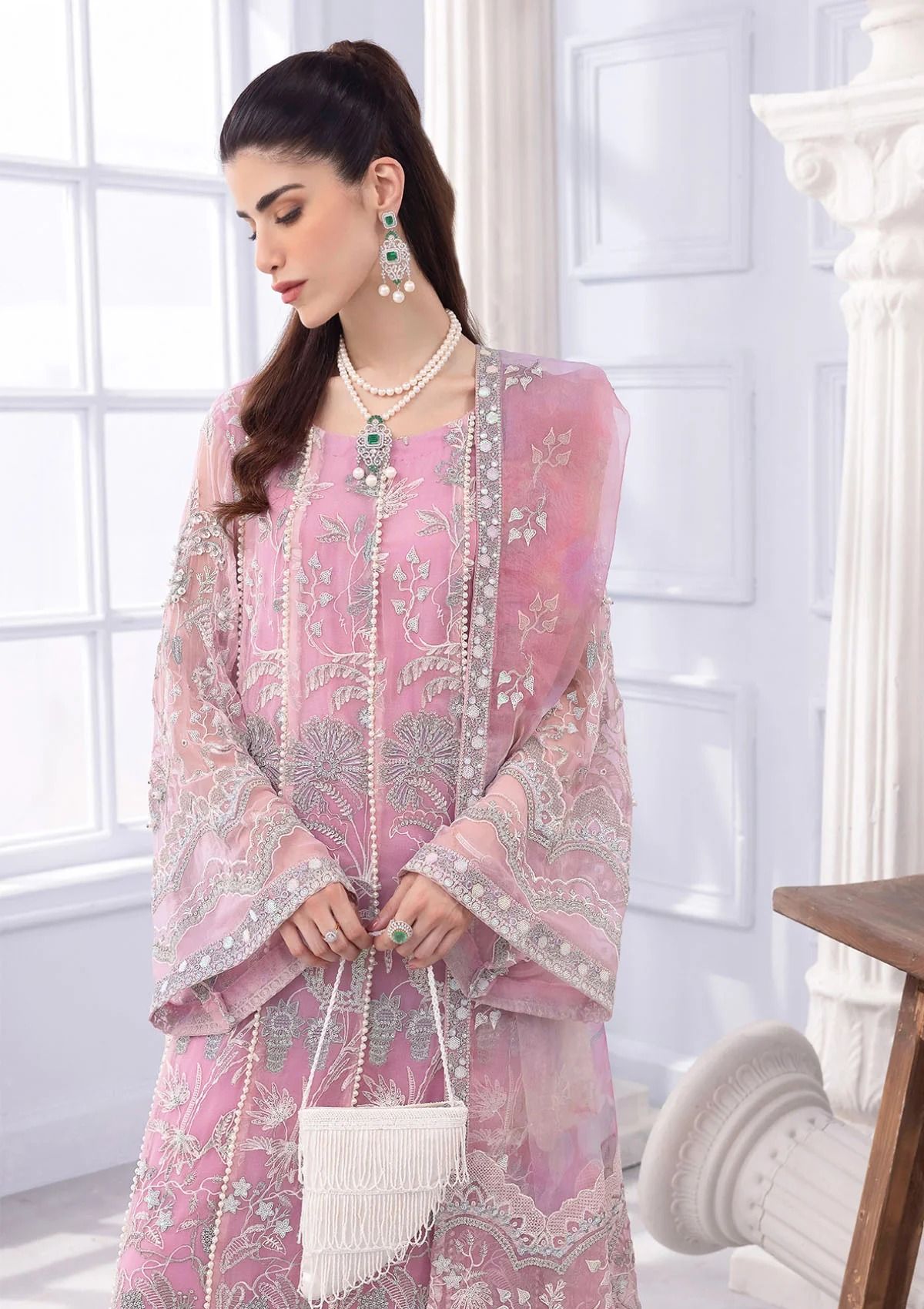 Formal Collection - Nureh - Ellenora - Luxury - Chiffon - NEL#27 - Official Nureh - Agha Fabrics UK