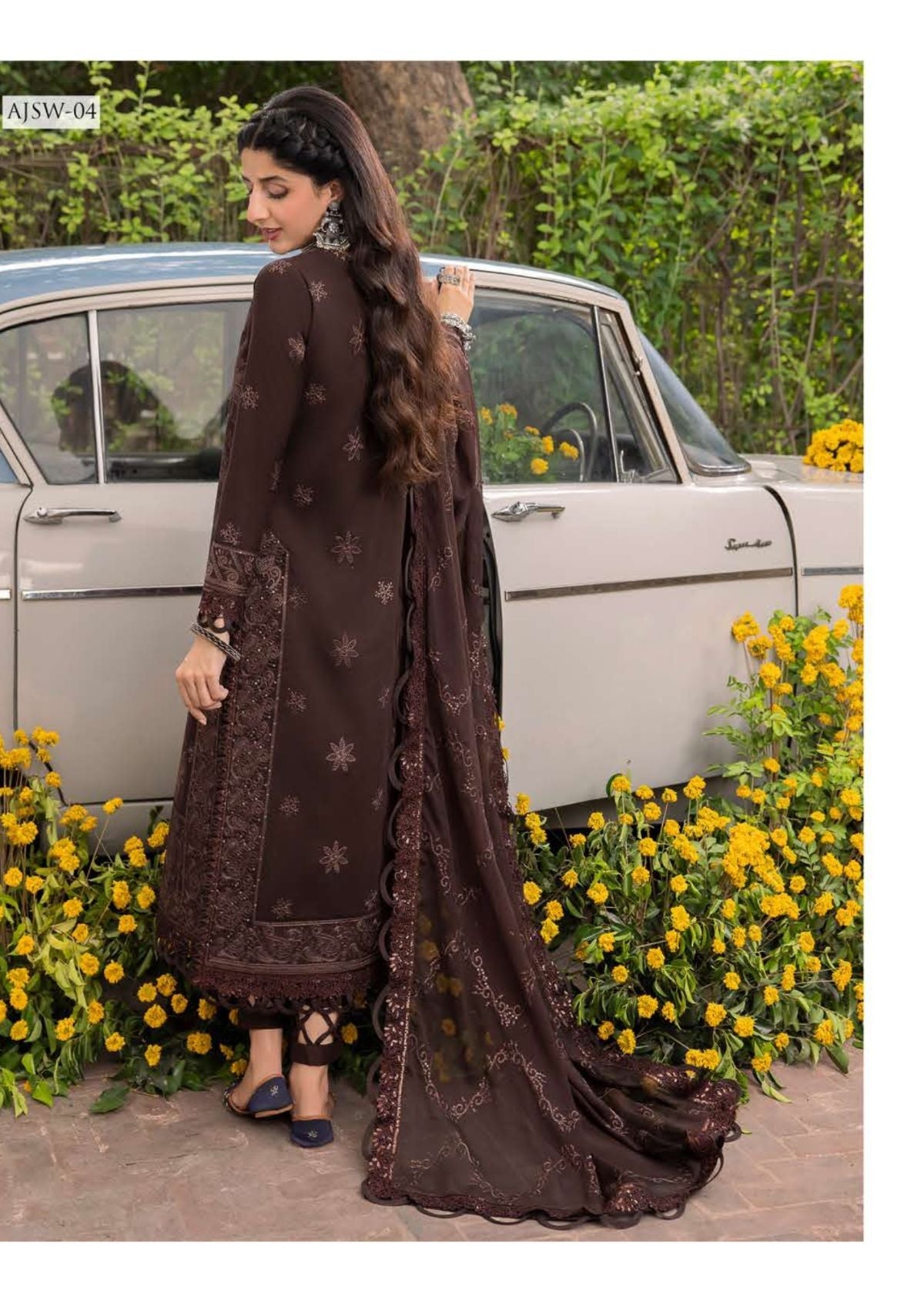 Formal Collection - Asim Jofa - Shadow Work - AJSW#04 - Official Asim Jofa - Agha Fabrics UK