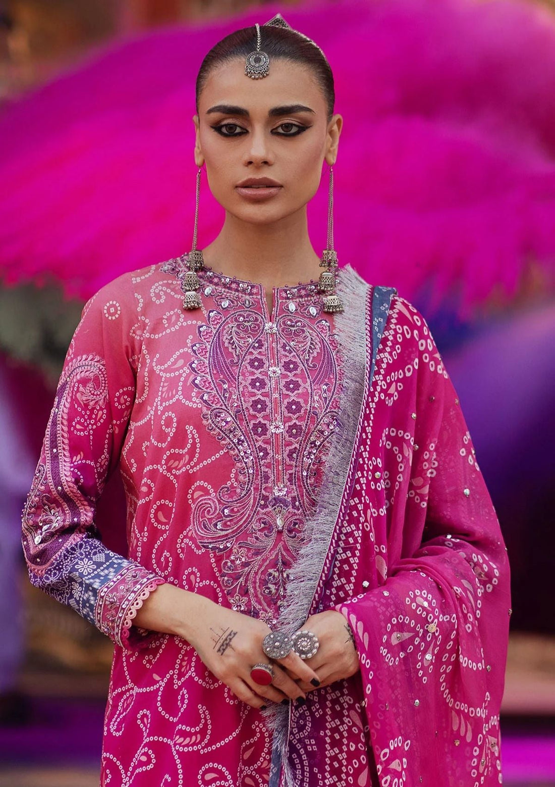 Lawn Collection - Nureh - Bazaar - Hand Embellished - NS24#131 - Official Nureh - Agha Fabrics UK