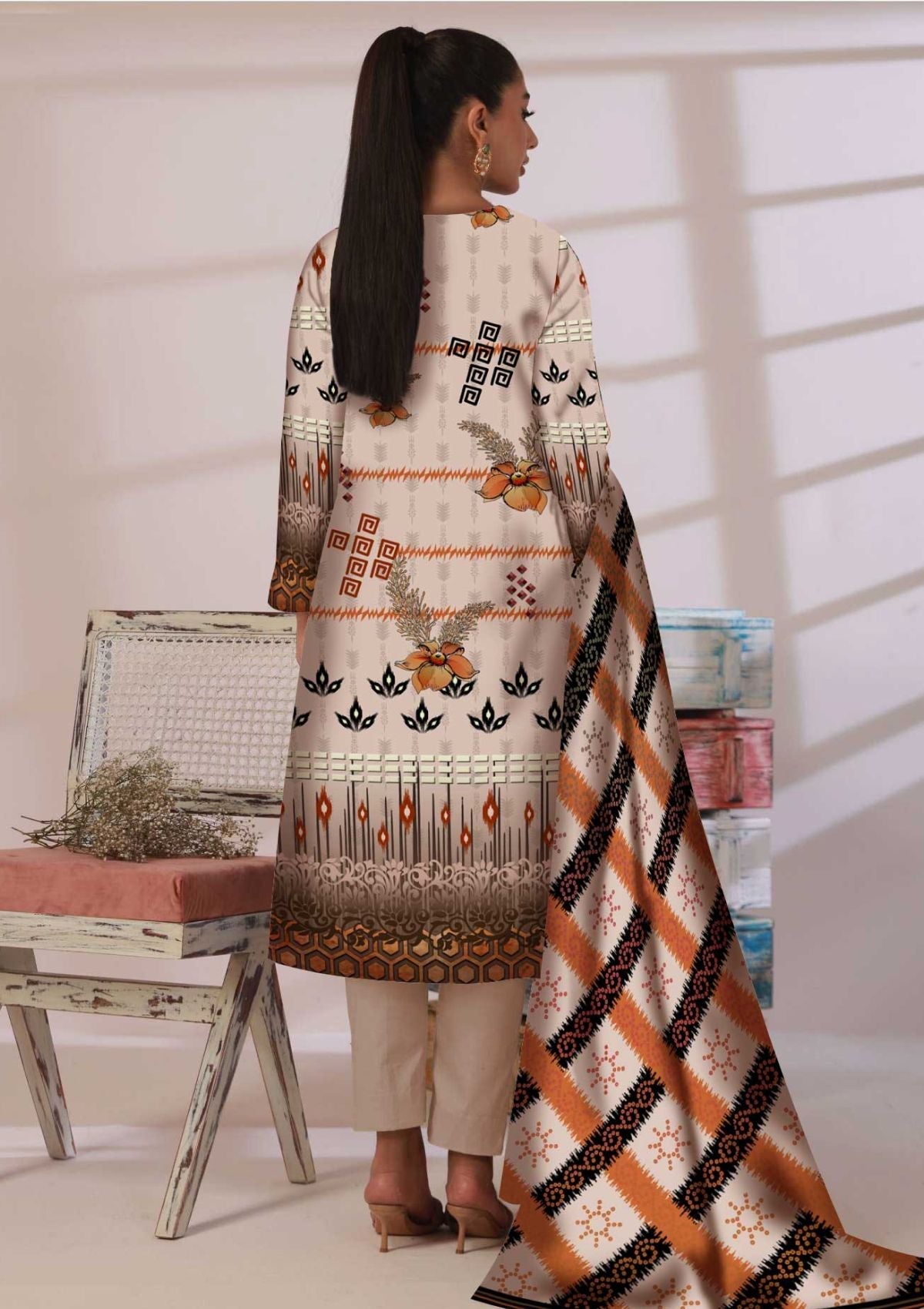 Winter Collection - Art n Style - Monsoon Linen - Volume 2 - A24#03 - Official Art n Style - Agha Fabrics UK