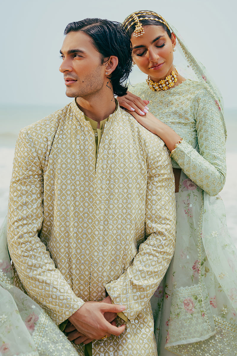 Cross Stitch | Wedding Collection 24 | TRANQUIL HAZE - Official Cross Stitch - Agha Fabrics UK