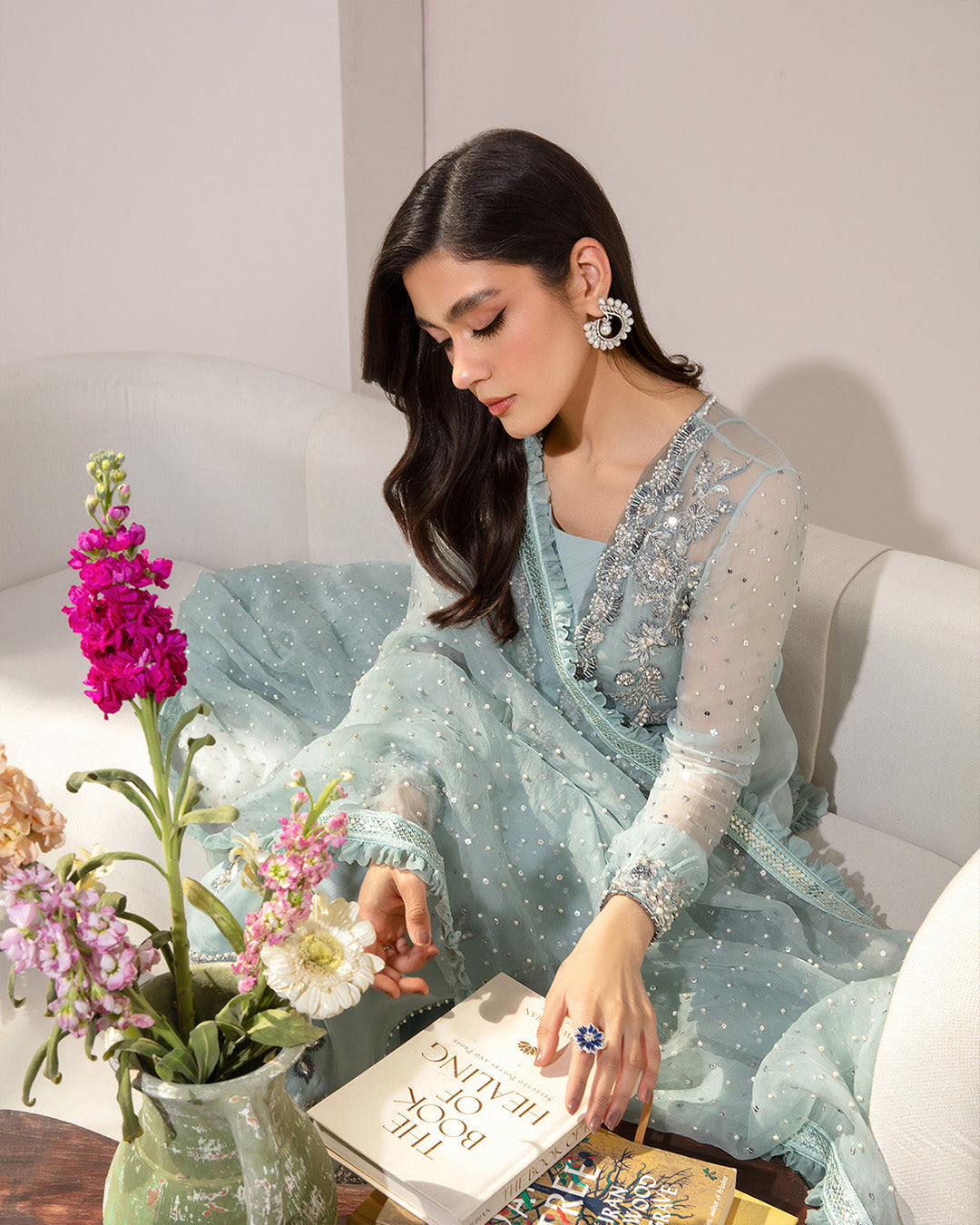 Faiza Saqlain | Lenora Luxury Pret | Arleena - Official Faiza Saqlain - Agha Fabrics UK