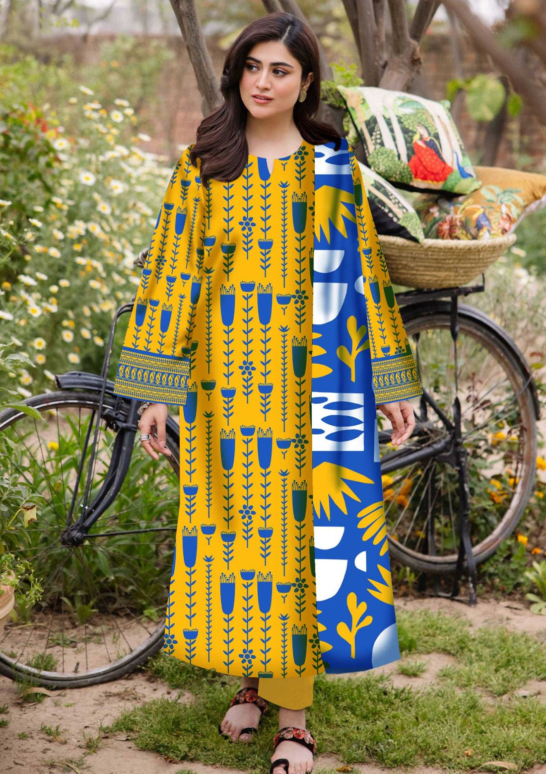 Winter Collection - Art n Style - Monsoon Linen 24 - AMS#08 - Official Art n Style - Agha Fabrics UK