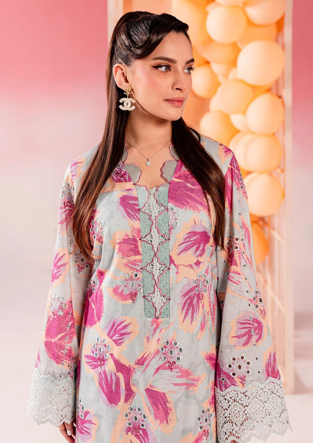 Lawn Collection - Nureh - Ballerina 24 - NU2#139 - Official Nureh - Agha Fabrics UK