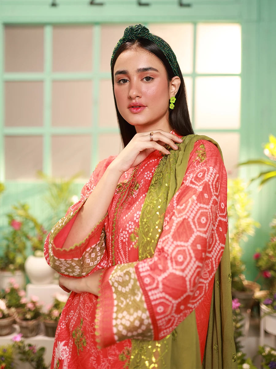 Salitex | Izel Lawn 24 | ORCHID - LUXURY LAWN EMBROIDERED SUIT