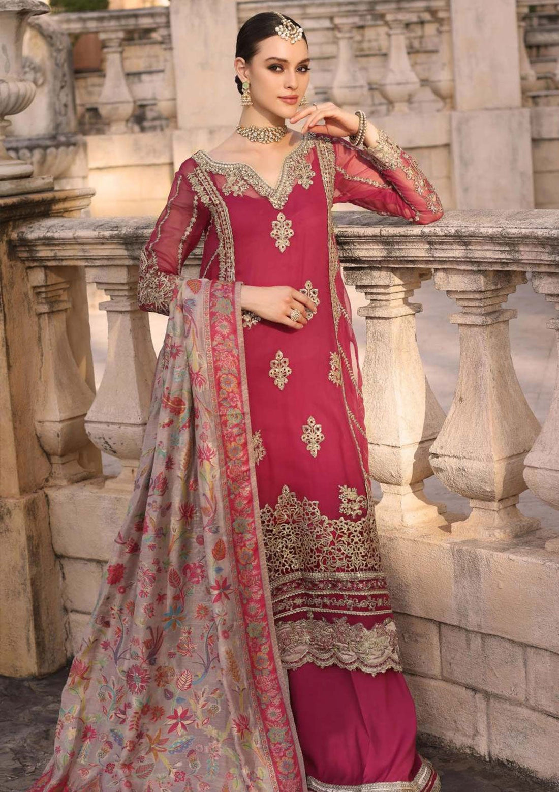 Formal Collection - Noor By Saadia Asad - Kaani - Wedding - NSK#3 - Official Noor by Saadia Asad - Agha Fabrics UK