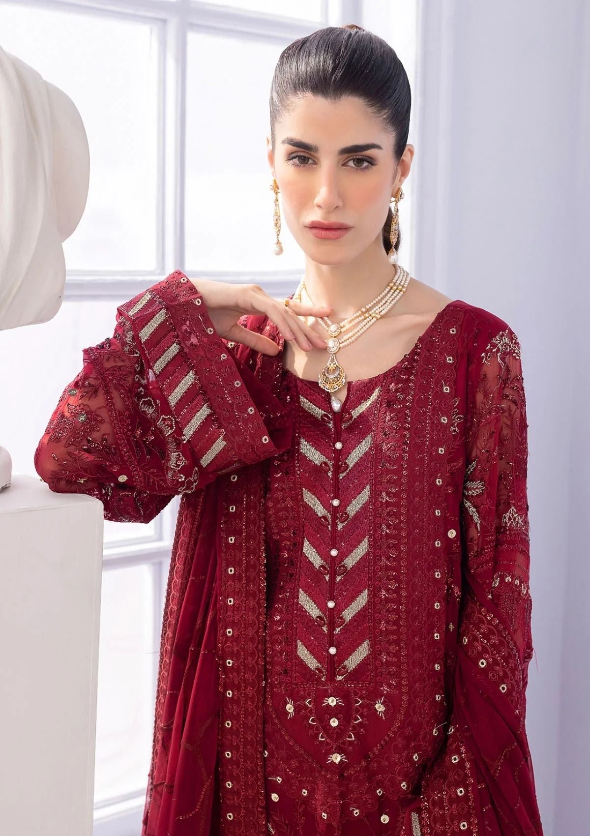 Formal Collection - Nureh - Ellenora - Luxury - Chiffon - NEL#29 - Official Nureh - Agha Fabrics UK