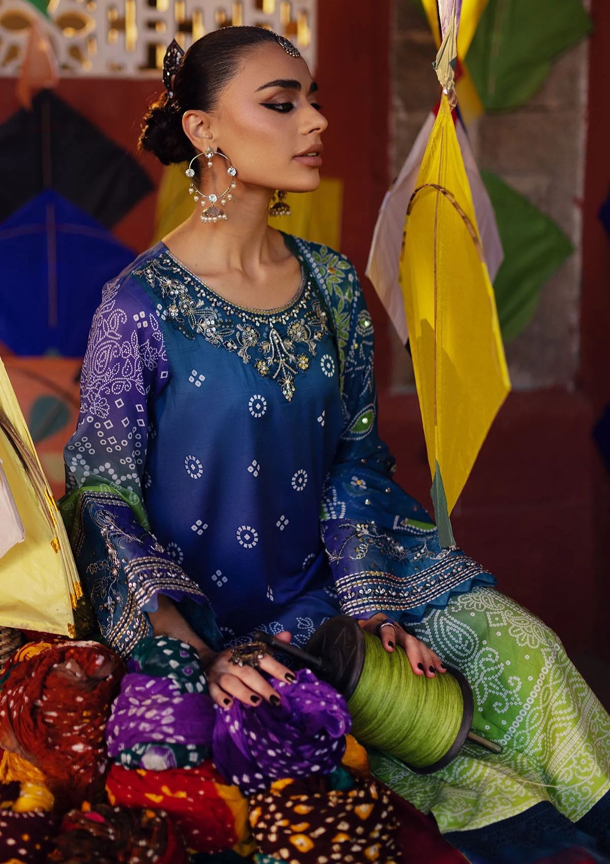 Lawn Collection - Nureh - Bazaar - Hand Embellished - NS24#133 - Official Nureh - Agha Fabrics UK