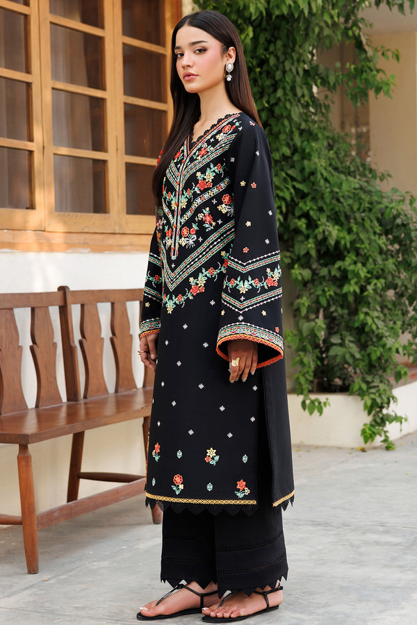Farasha | Summer Weaves Embroidered Lawn | Midnight Veil