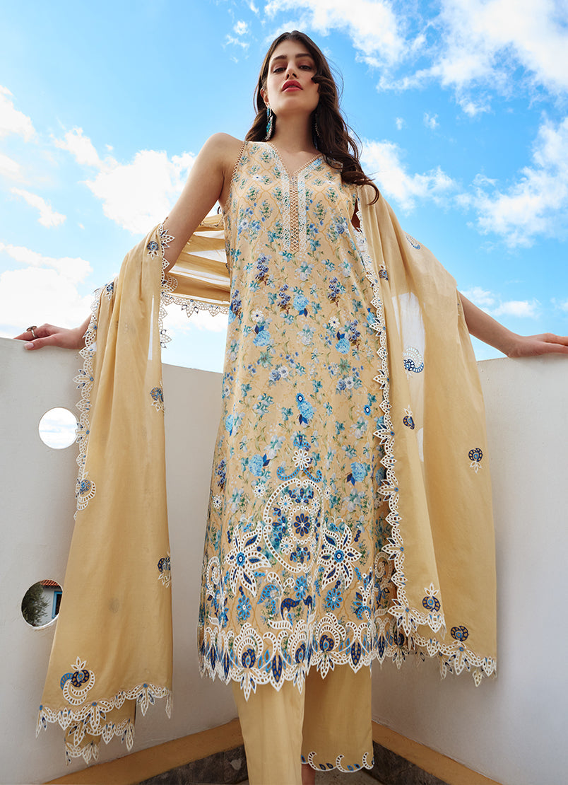 Image | Spring Printkari 25 | Simaaya - Official Image - Agha Fabrics UK