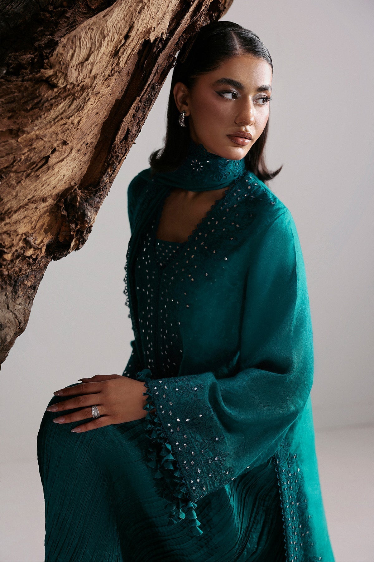 Afrozeh | Slate Ready to Wear | Valentena - Official Afrozeh - Agha Fabrics UK