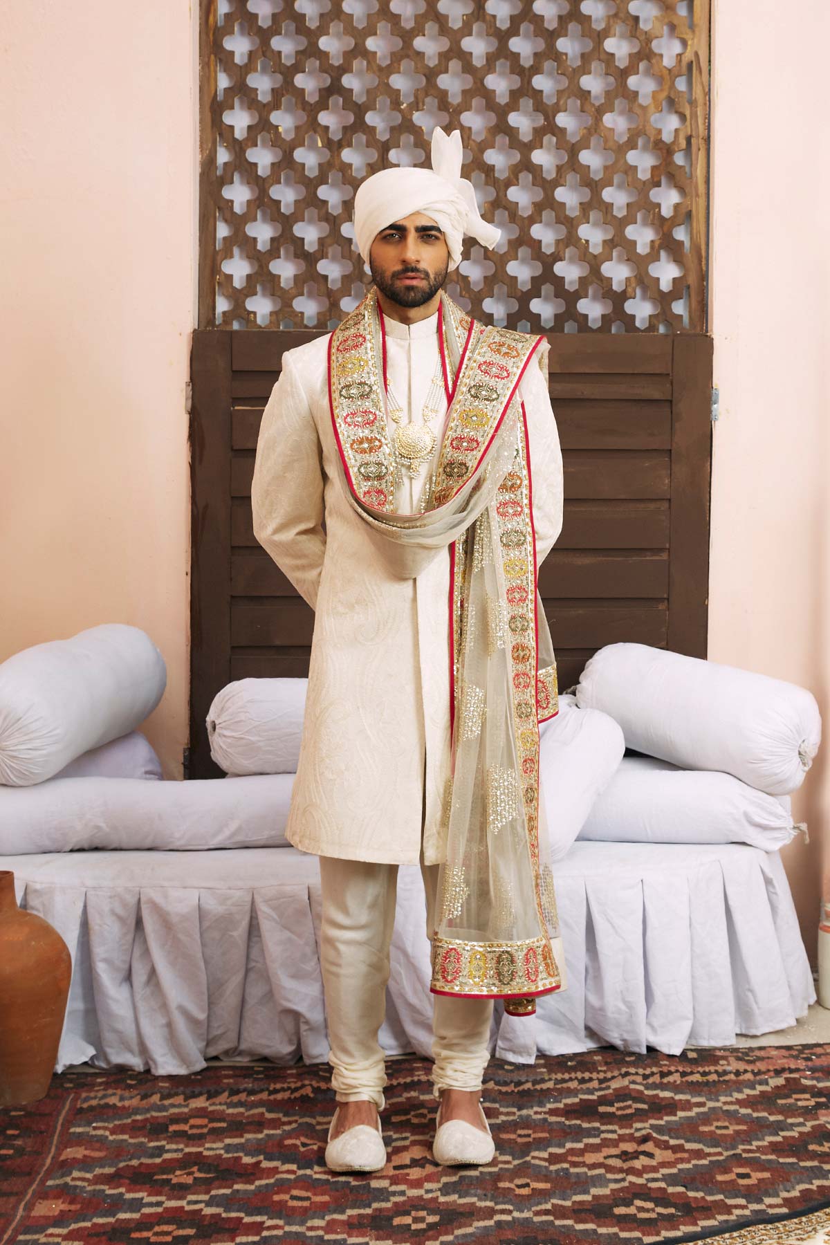 Pakistani Menswear | Mina Kashif | Nader - Official Agha Fabrics - Agha Fabrics UK