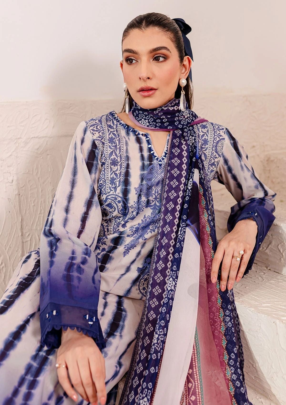 Lawn Collection - Nureh - Signature Prints - SP24#104 - Official Nureh - Agha Fabrics UK