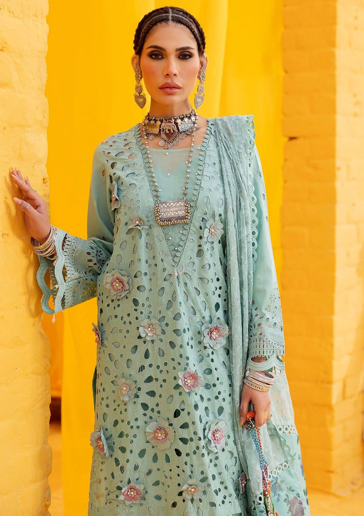 Lawn Collection - Nureh - Mela - NDS - 102 - Official Nureh - Agha Fabrics UK