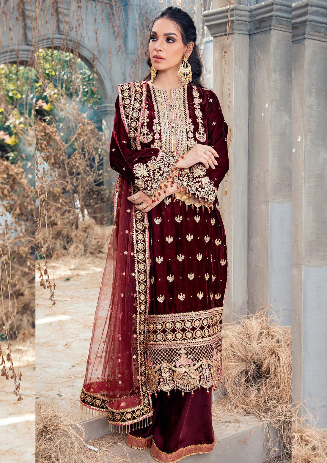 Winter Collection - Anaya - Velour De Fete - VL#05 - Lucille - Official Anaya - Agha Fabrics UK