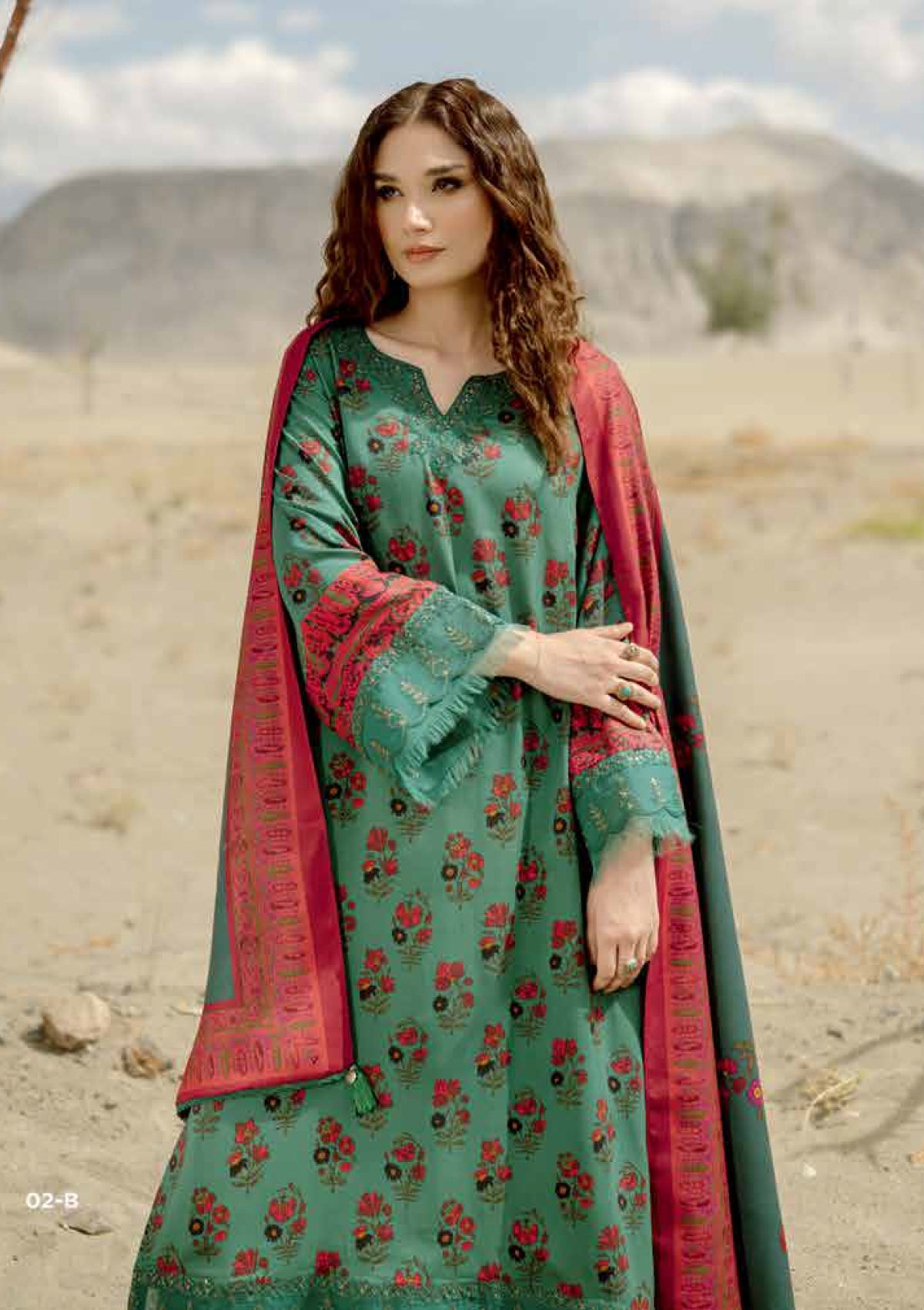 Winter Collection - M.Basics - Mirage - MBM#02B - Official M.Basics - Agha Fabrics UK