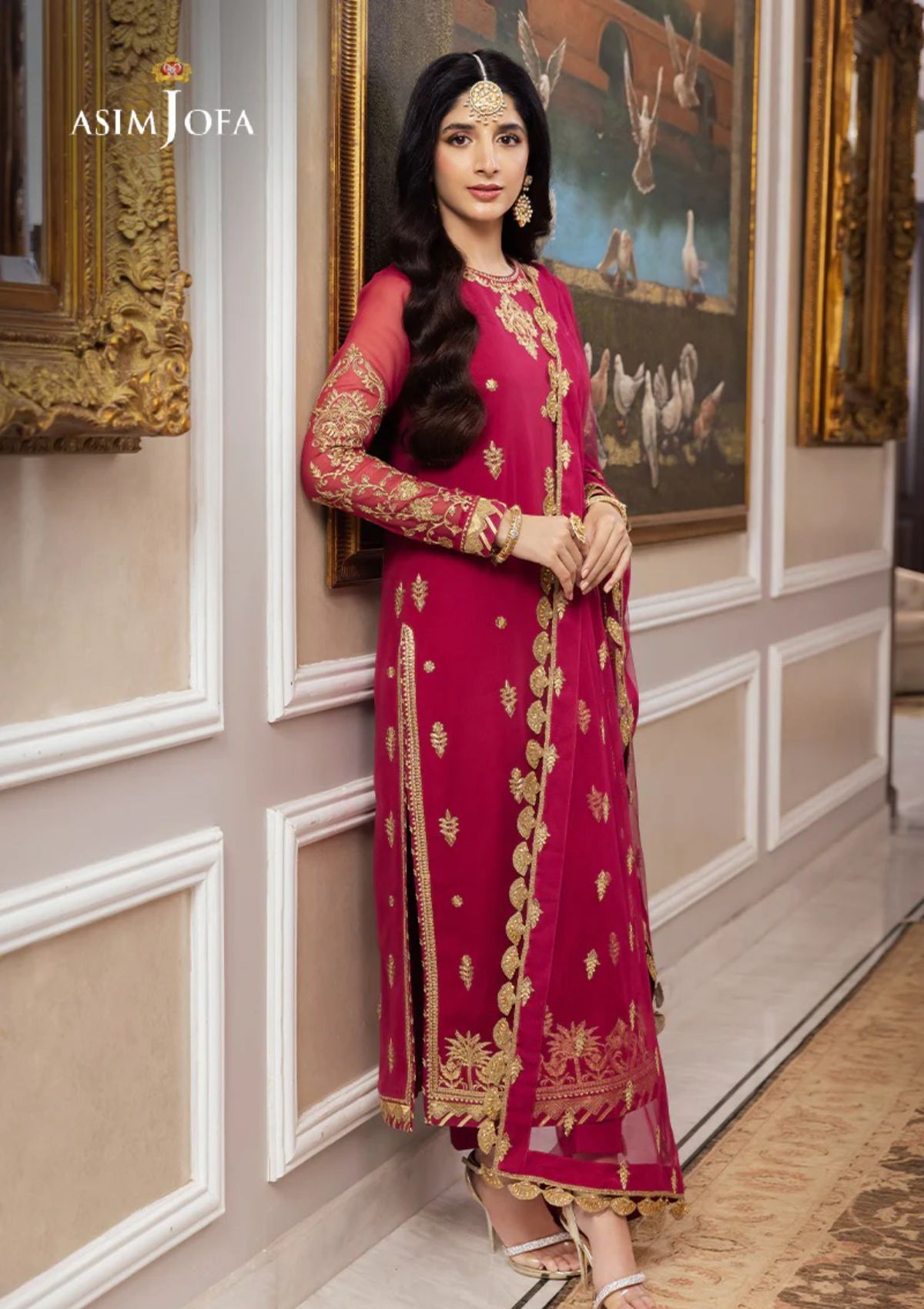 Formal Collection - Asim Jofa - Zari Sitara - AJZS#22 - Official Asim Jofa - Agha Fabrics UK