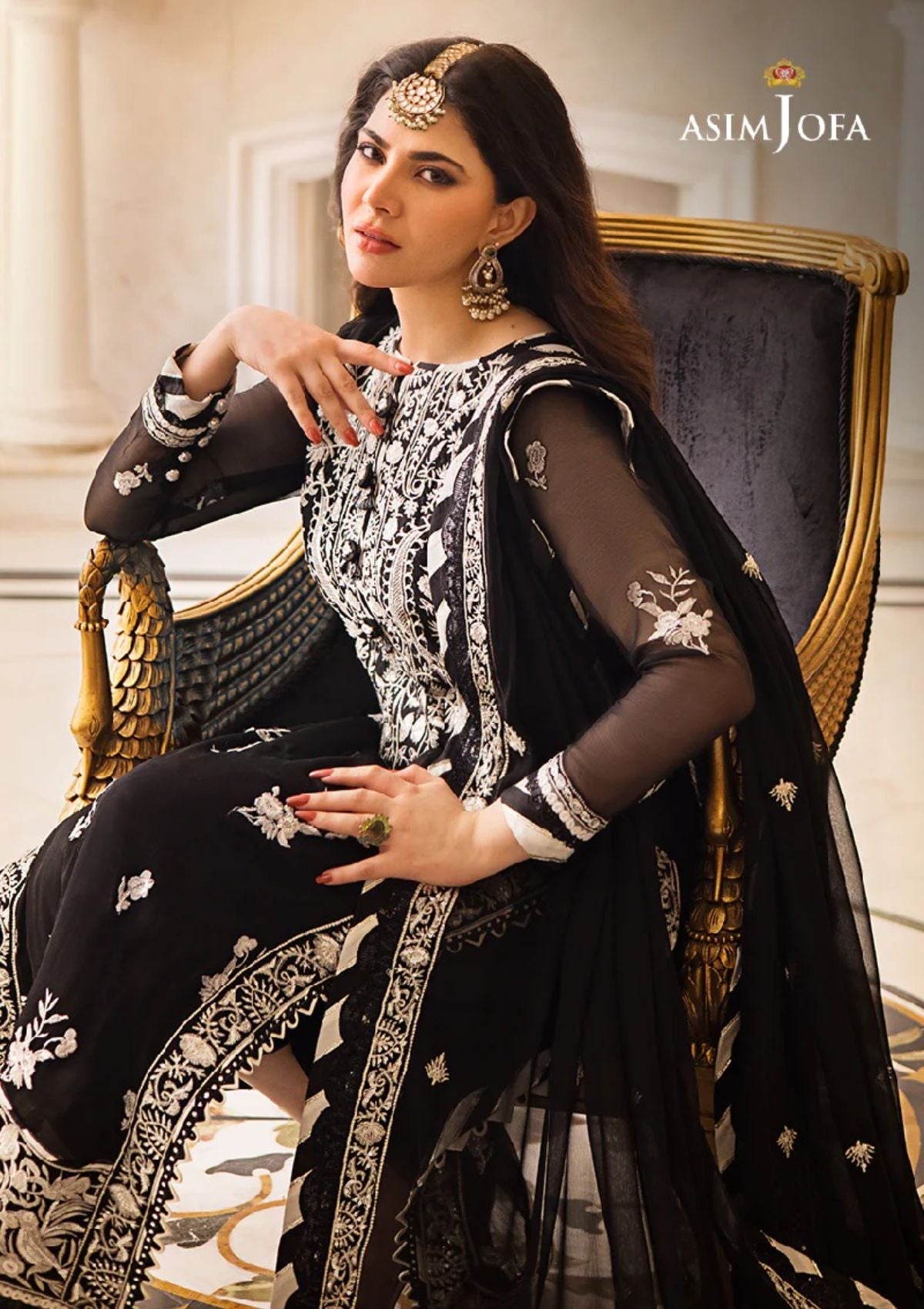 Formal Collection - Asim Jofa - Zari Sitara - AJZS#2 - Official Asim Jofa - Agha Fabrics UK