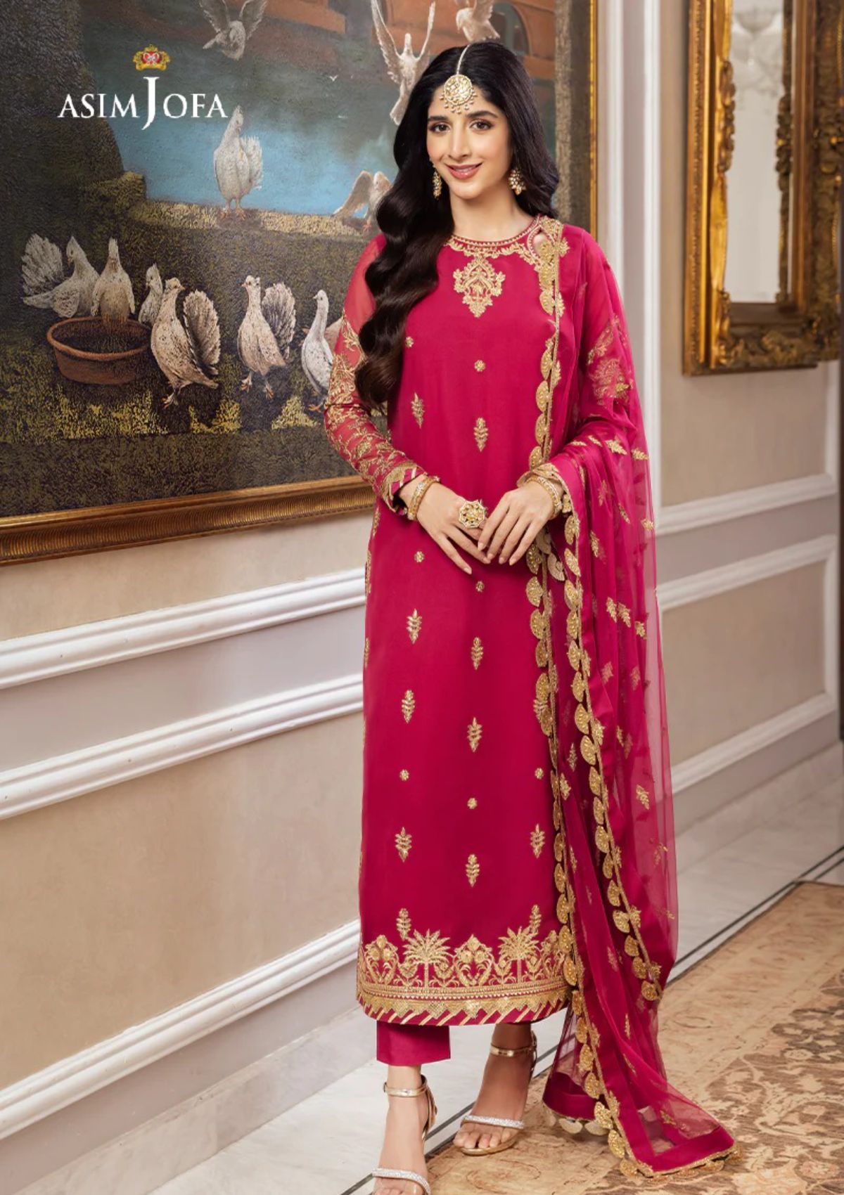 Formal Collection - Asim Jofa - Zari Sitara - AJZS#22 - Official Asim Jofa - Agha Fabrics UK