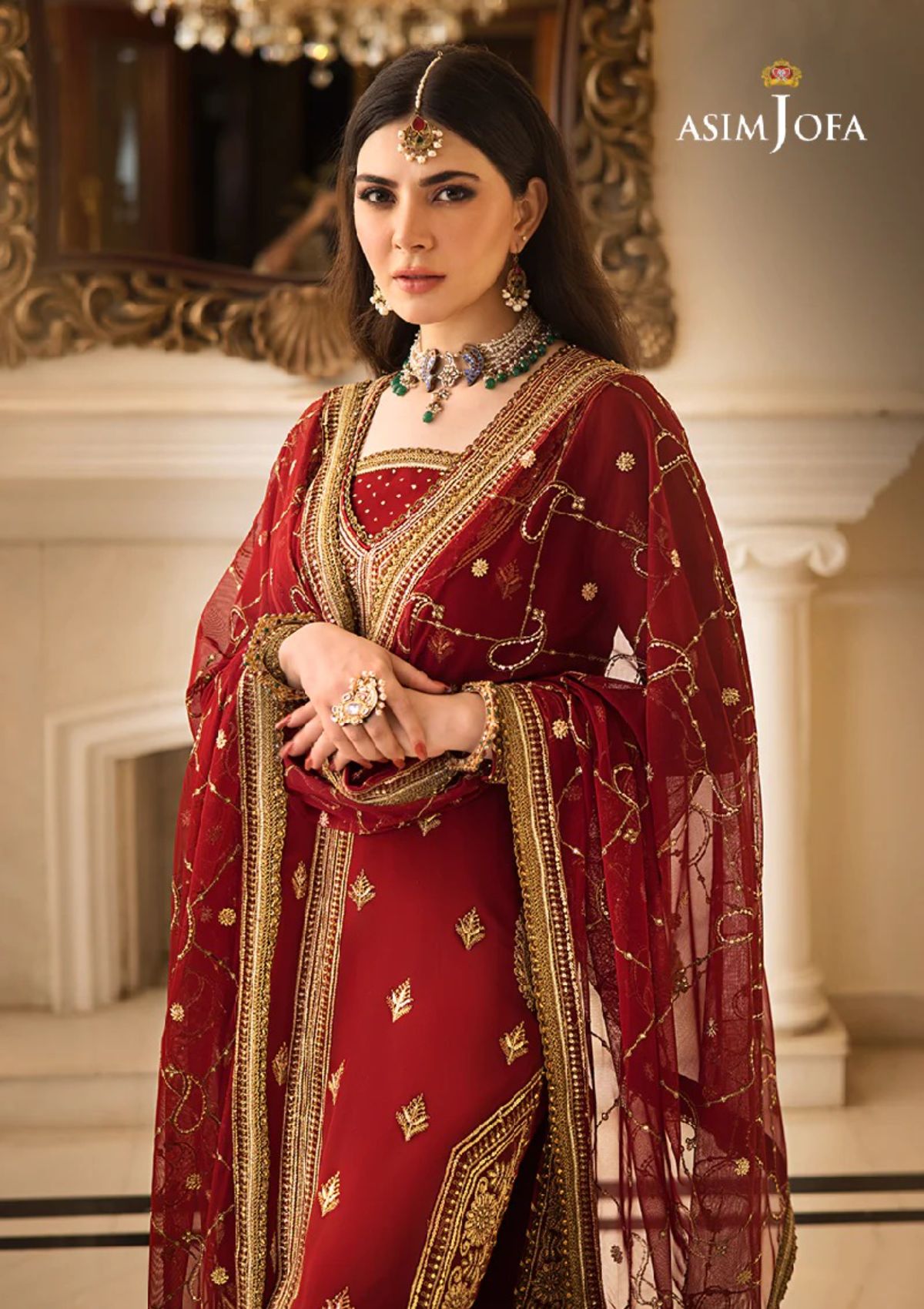 Formal Collection - Asim Jofa - Zari Sitara - AJZS#21 - Official Asim Jofa - Agha Fabrics UK