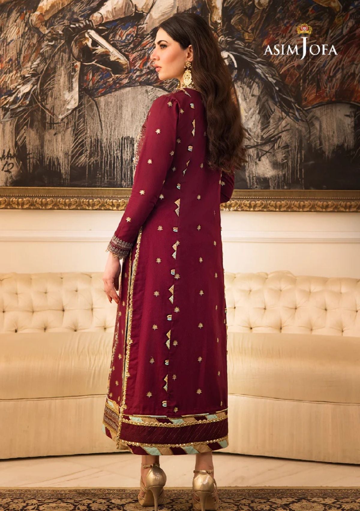 Formal Collection - Asim Jofa - Zari Sitara - AJZS#10 - Official Asim Jofa - Agha Fabrics UK