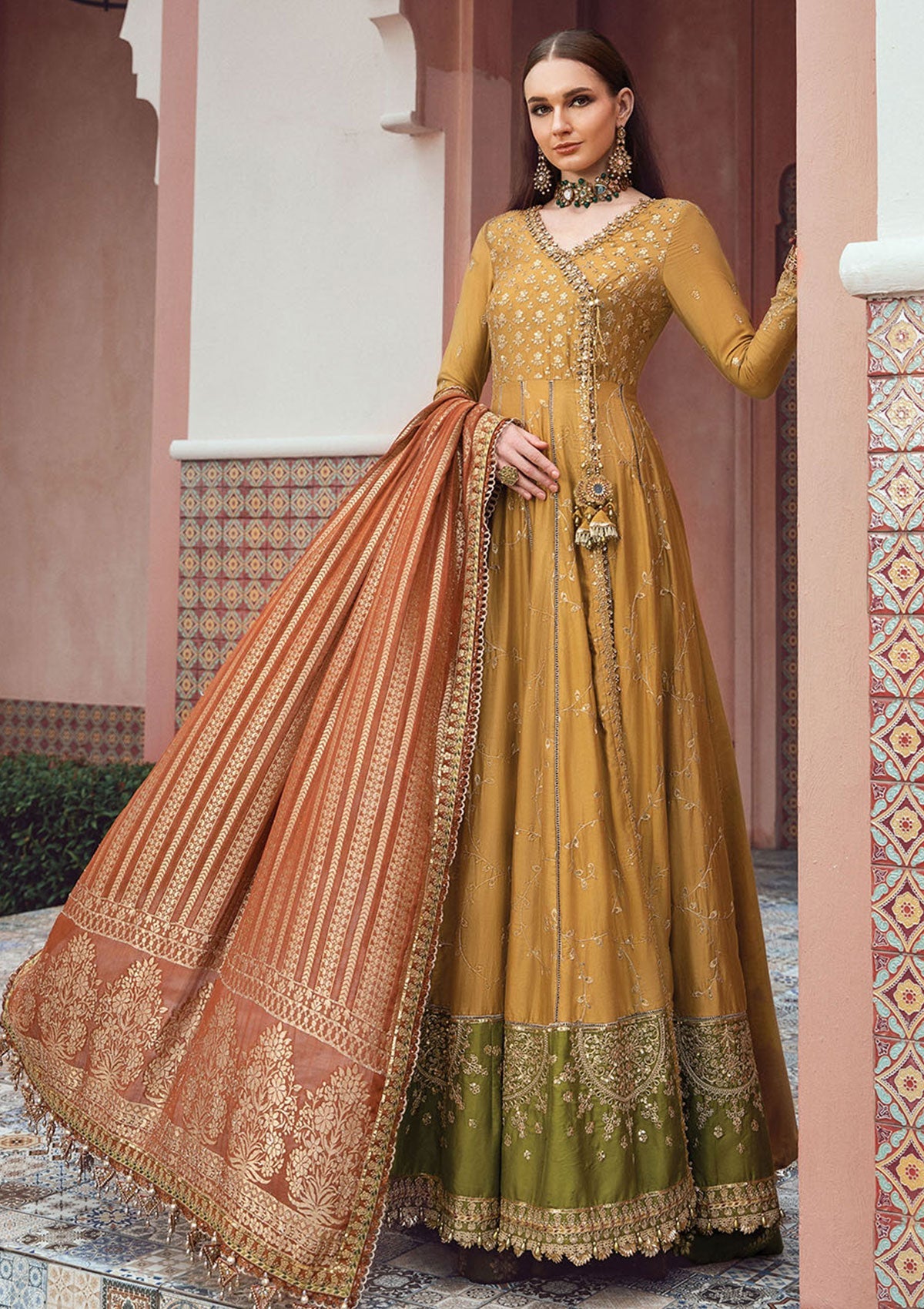 Formal Collection - Maria B - Sateen - Fall - MSF#02 - Official Maria B - Agha Fabrics UK