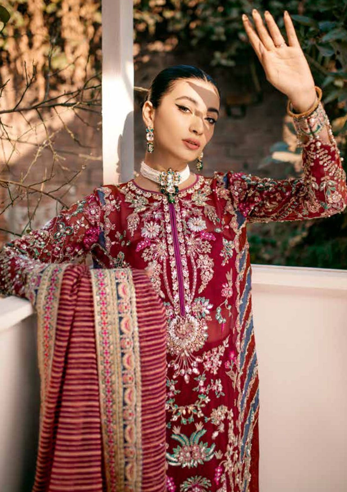 Formal Collection - Ezra - Wedding - EWS#03 - Poppy - Official Ezra - Agha Fabrics UK