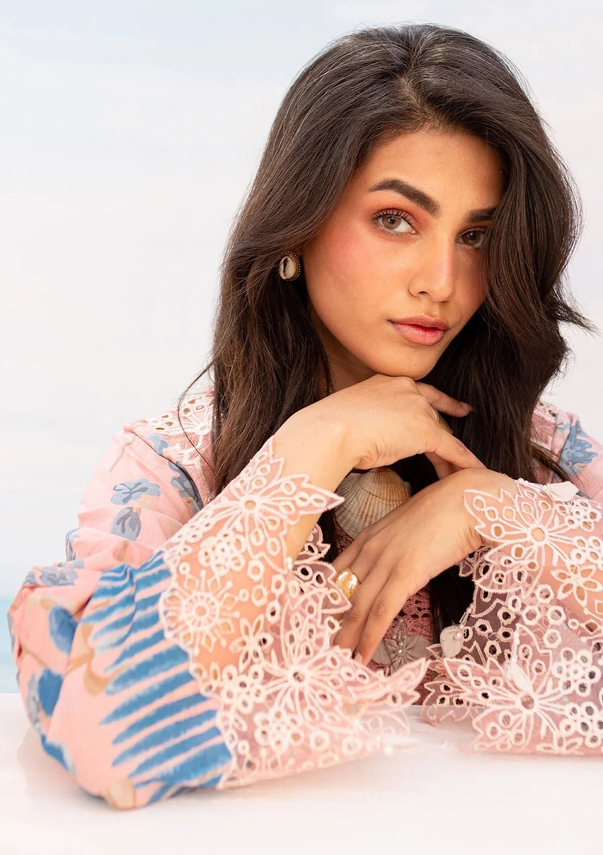 Lawn Collection - Nureh - Gardenia - Embroidered 24 - NS#132 - Official Nureh - Agha Fabrics UK