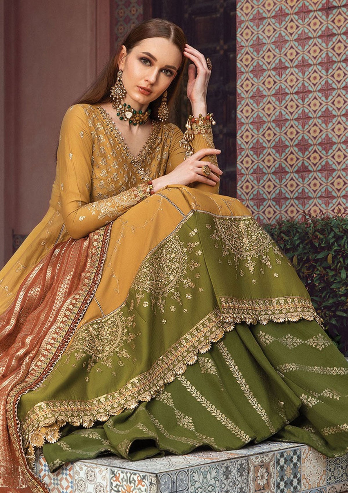 Formal Collection - Maria B - Sateen - Fall - MSF#02 - Official Maria B - Agha Fabrics UK