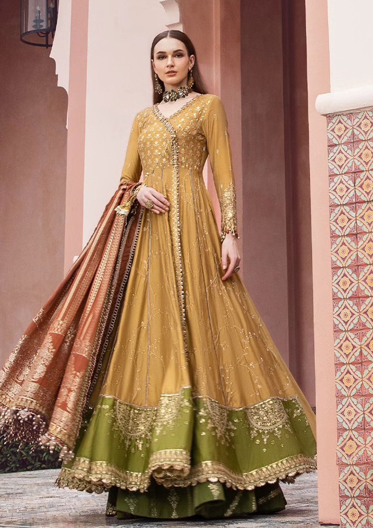 Formal Collection - Maria B - Sateen - Fall - MSF#02 - Official Maria B - Agha Fabrics UK