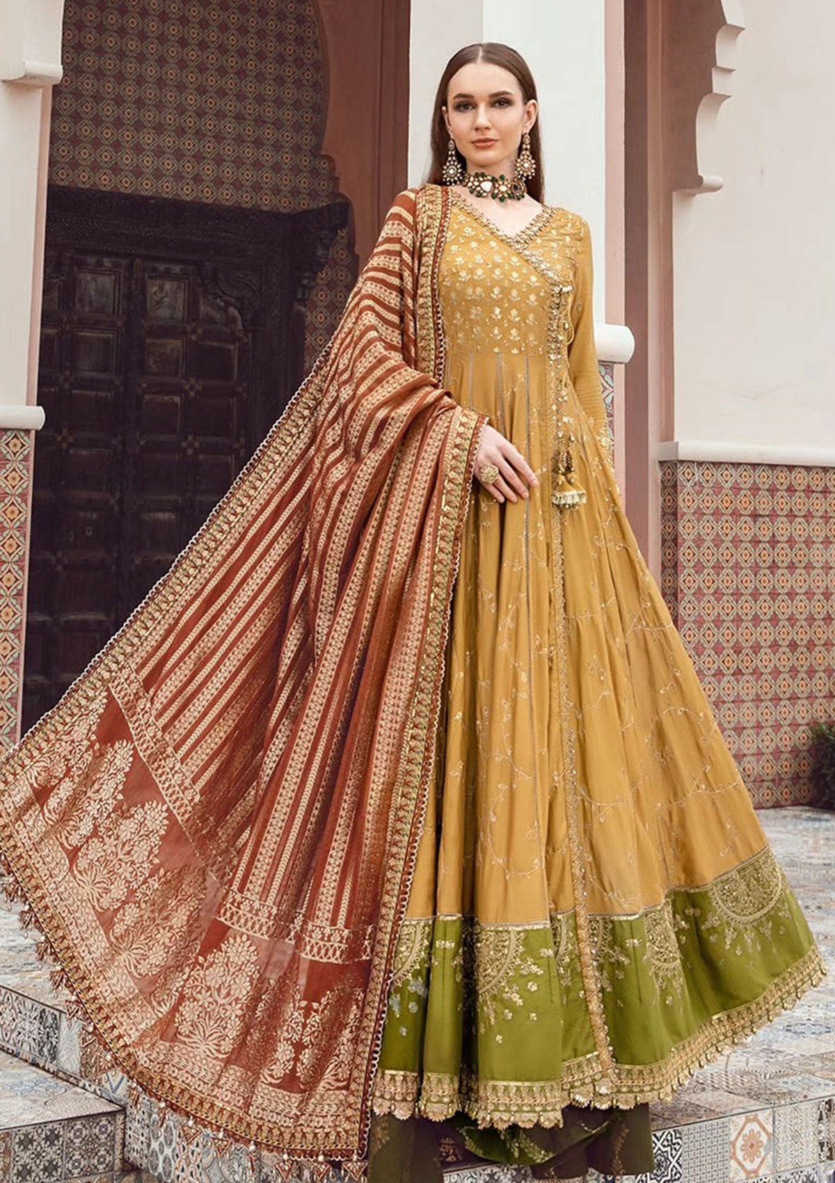 Formal Collection - Maria B - Sateen - Fall - MSF#02 - Official Maria B - Agha Fabrics UK