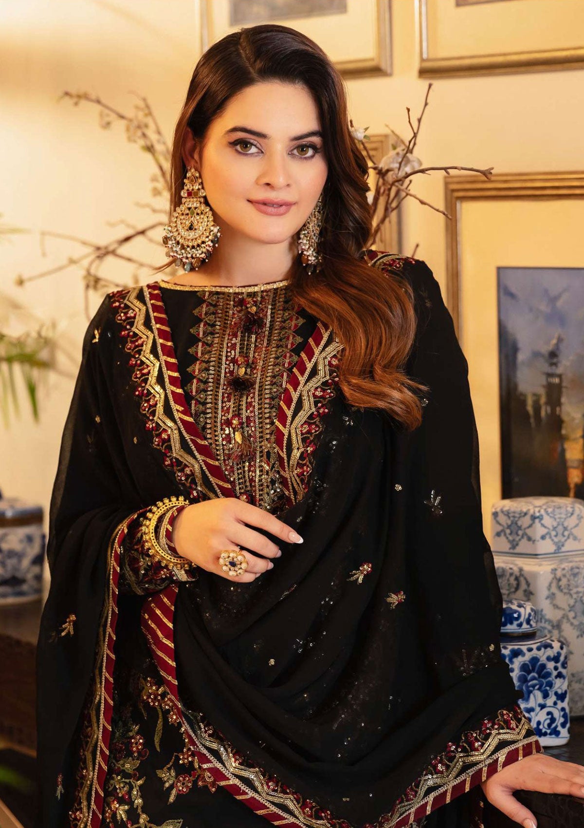 Summer Collection - Asim Jofa - Maahru - AJSM#30 - Official Asim Jofa - Agha Fabrics UK