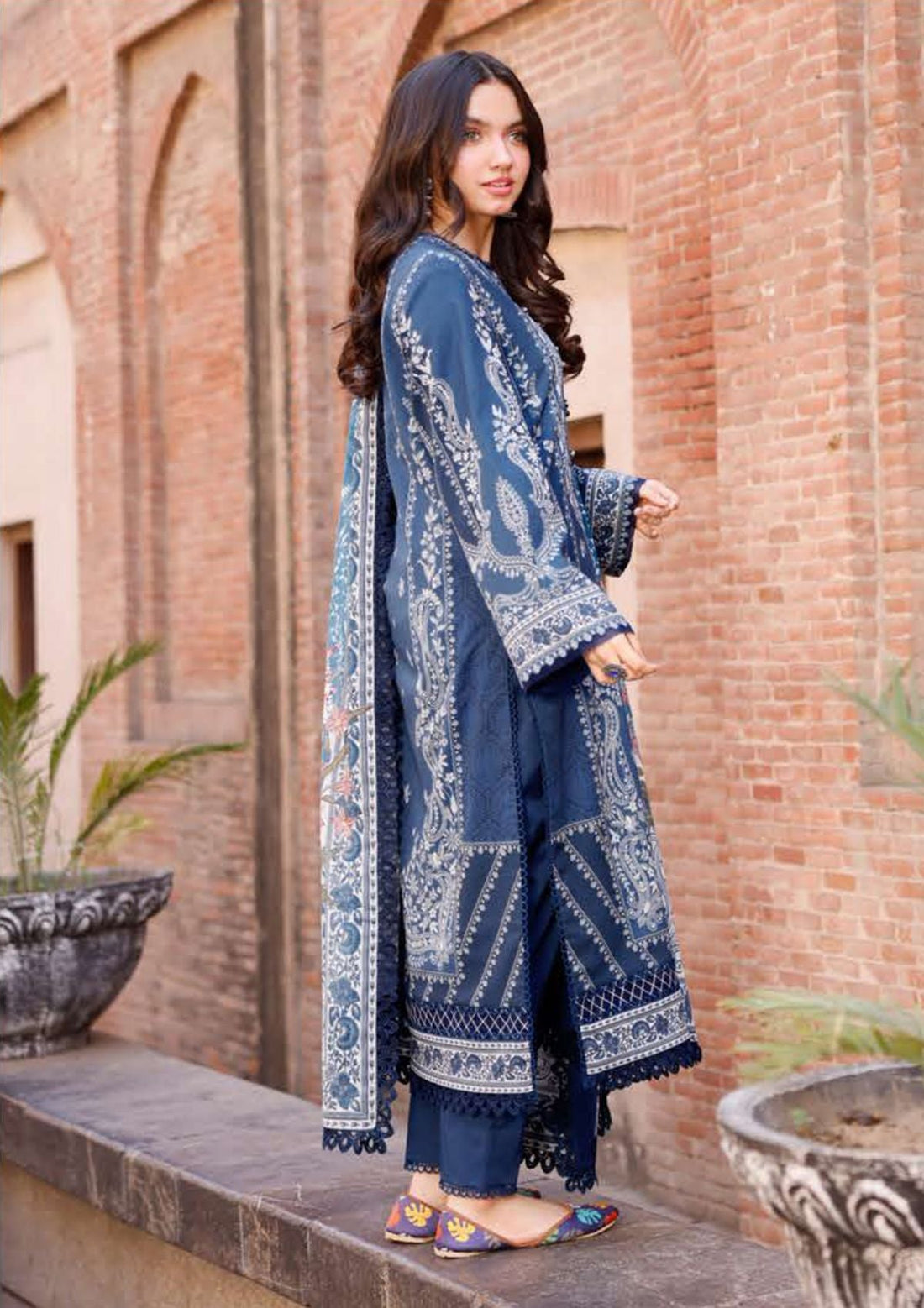 Lawn Collection - Asim Jofa - Basic Prints 24 - AJBB#02 - Official Asim Jofa - Agha Fabrics UK