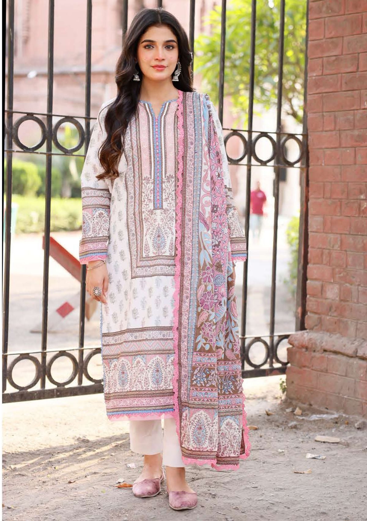 Lawn Collection - Asim Jofa - Basic Prints 24 - AJBB#06 - Official Asim Jofa - Agha Fabrics UK