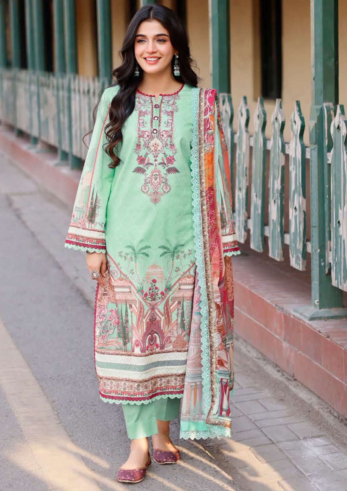 Lawn Collection - Asim Jofa - Basic Prints 24 - AJBB#07 - Official Asim Jofa - Agha Fabrics UK