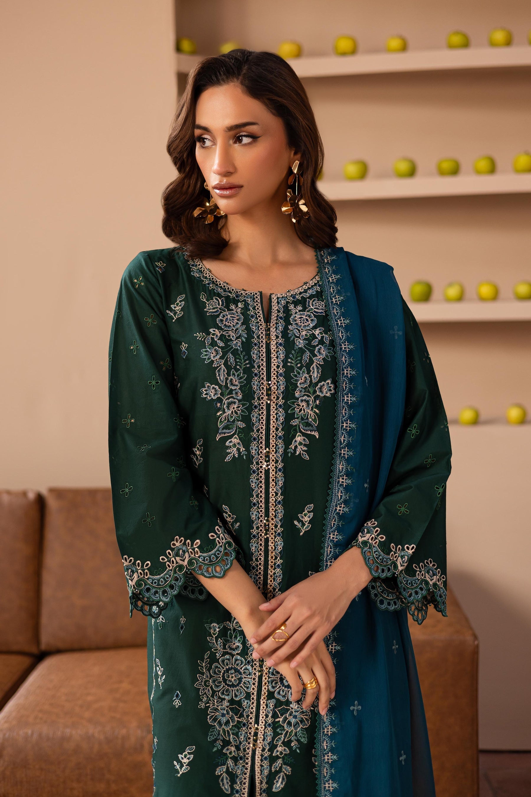 Batik | Kai Formals | Bell Pepper - Official Batik - Agha Fabrics UK