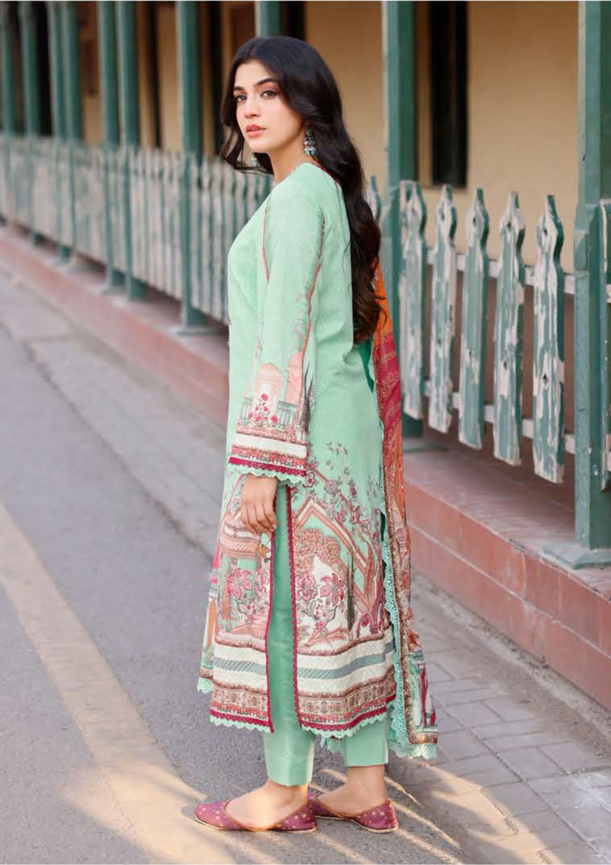 Lawn Collection - Asim Jofa - Basic Prints 24 - AJBB#07 - Official Asim Jofa - Agha Fabrics UK