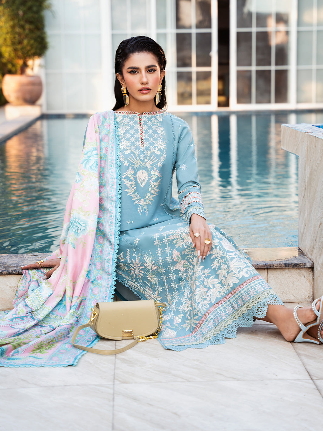 Bin Ilyas | Kayra Summer Edit 25 | 316 - B - Official Bin Ilyas - Agha Fabrics UK