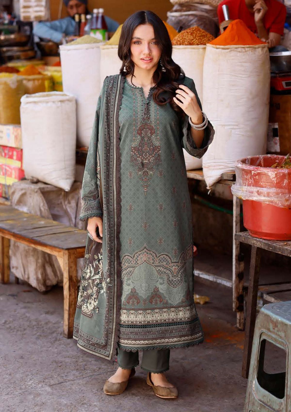 Lawn Collection - Asim Jofa - Basic Prints 24 - AJBB#11 - Official Asim Jofa - Agha Fabrics UK