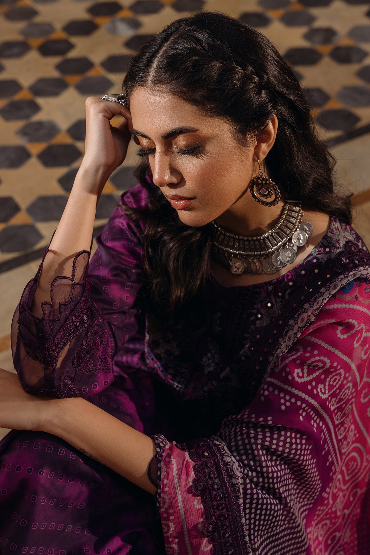 Charizma | Lawn Collection 24 | CH4-08 - Official Charizma - Agha Fabrics UK