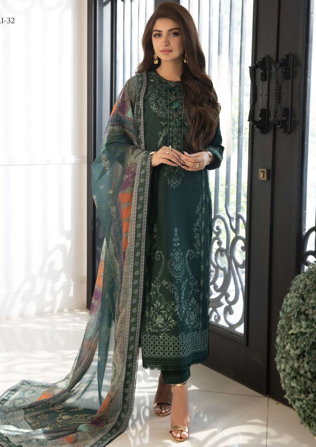 Lawn Collection - Asim Jofa - Aira - AJAI#32 - Official Asim Jofa - Agha Fabrics UK