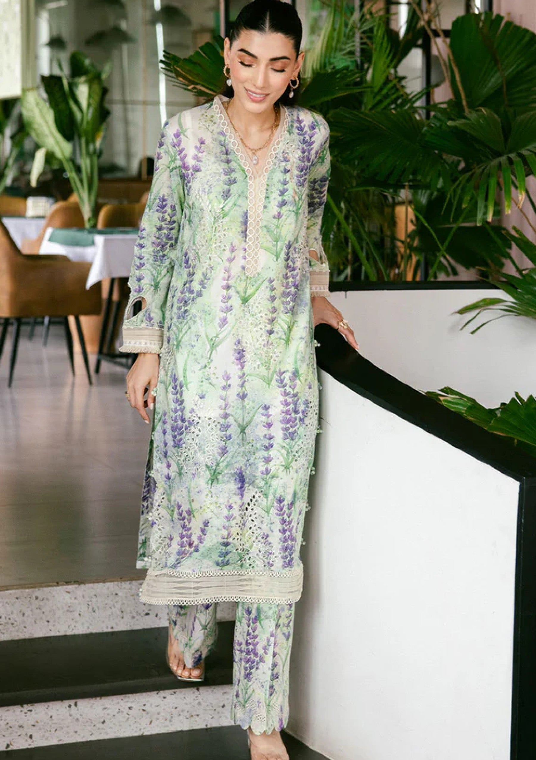 Lawn - Nureh - Ballerina - Chikankari Summer - 2 Pcs - NBCS25#155S