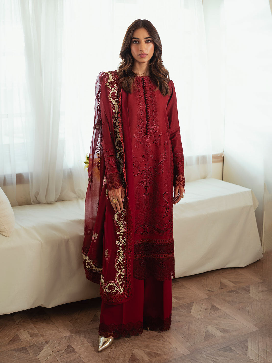 Faiza Faisal | Celine Eid Collection 24 | ZUHA - Official Faiza Faisal - Agha Fabrics UK