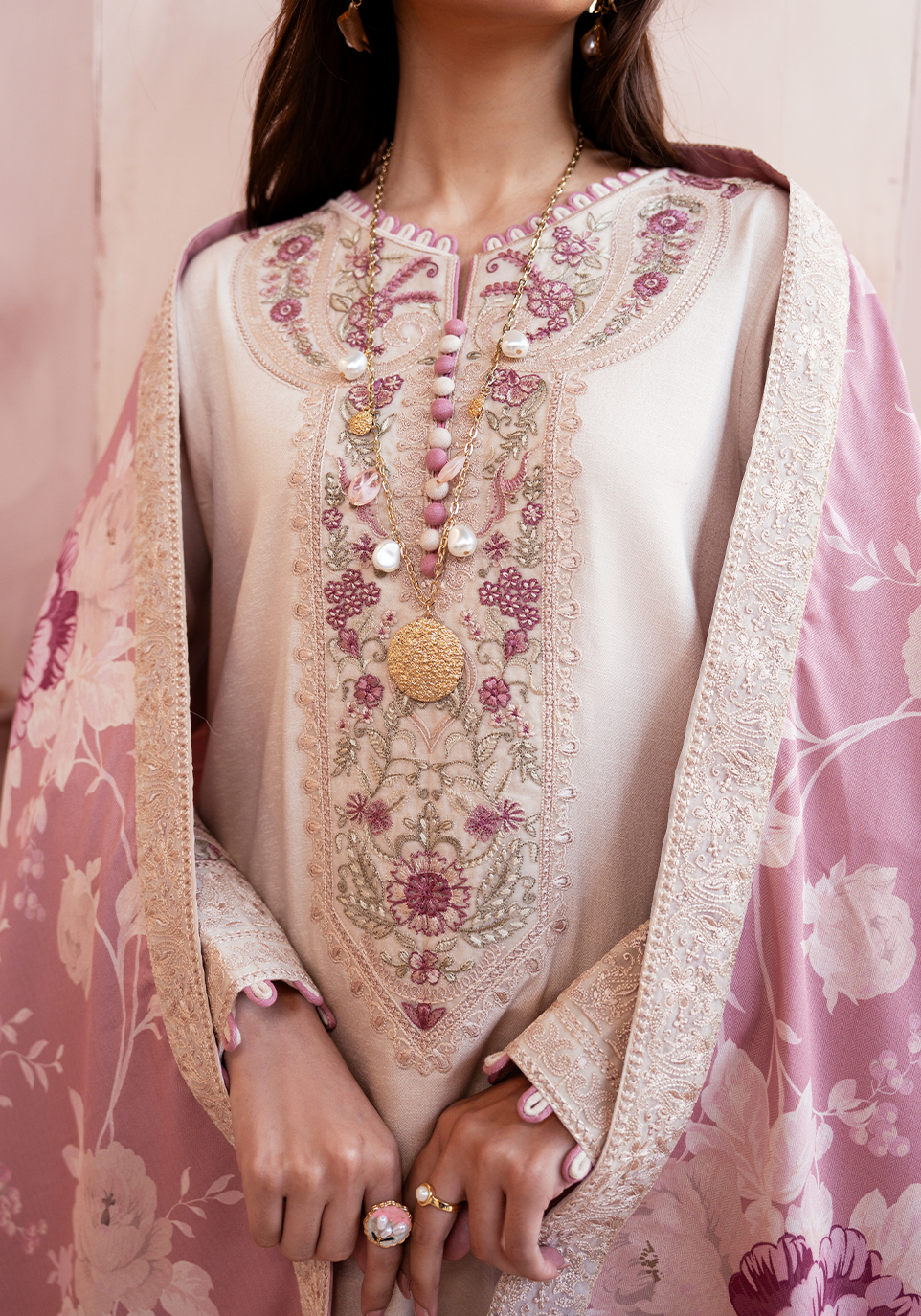 Zarqash | The Winter Luxe Pret | NUDE BLOOM