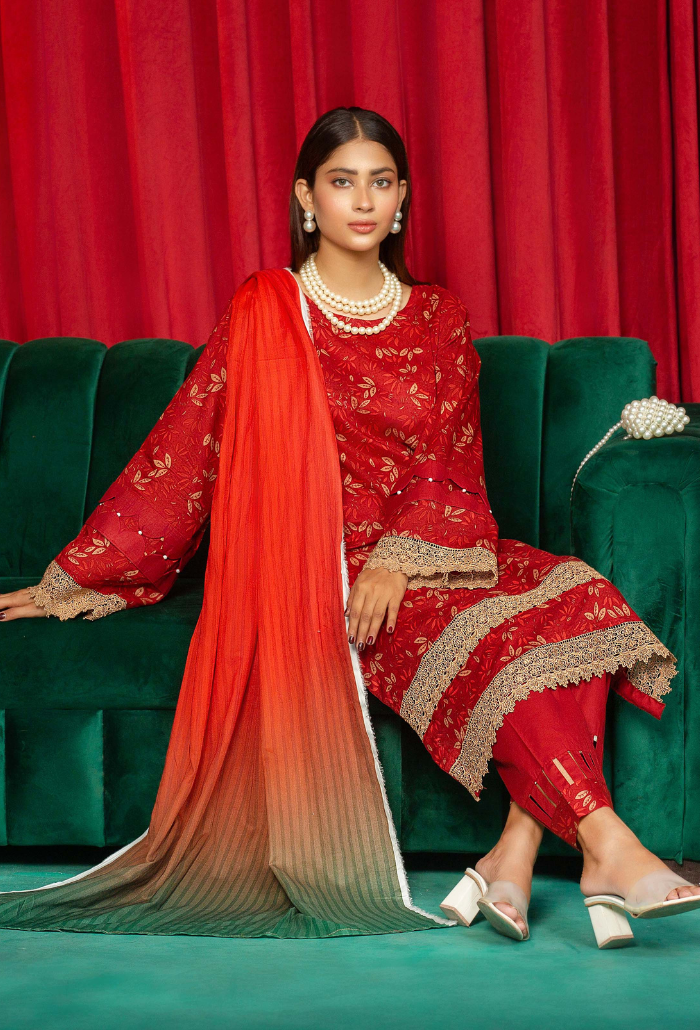 Humdum | AANGAN SS 24 | Aangan - D10 - Official HumDum - Agha Fabrics UK