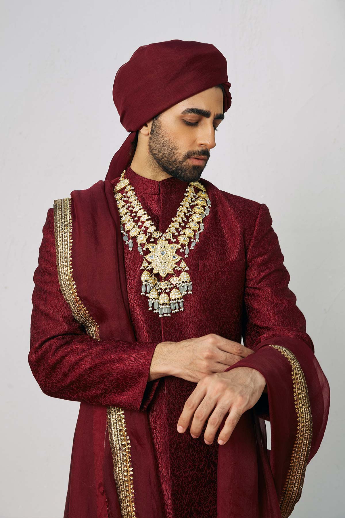 Pakistani Menswear | Mina Kashif | Khanzada - Official Agha Fabrics - Agha Fabrics UK