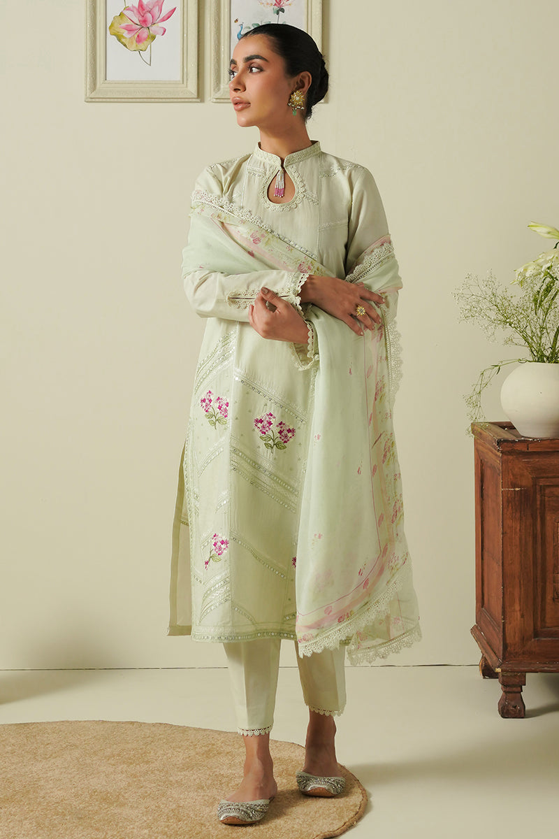 Cross Stitch | Mahiri Embroidered Lawn 24 | PASTEL BLOOM - Official Cross Stitch - Agha Fabrics UK