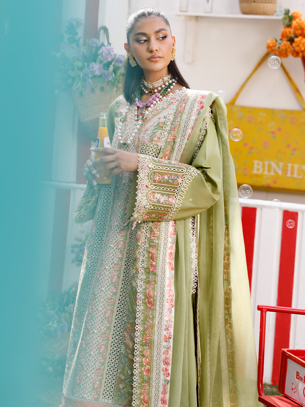Bin Ilyas | Carnival Summer Edit 25 | 33 - A - Official Bin Ilyas - Agha Fabrics UK